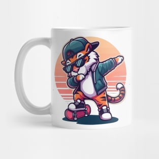 Dabbing Tiger With Sunglasses Cool Dabbing Tiger Mug